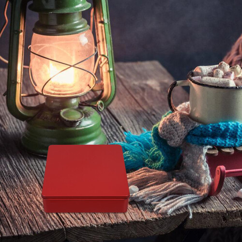 Rood Metalen Met Delicate Koekjes Bewaarbox 2