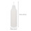 6 stuks 500 ml witte puntlijmflacons – plastic applicatorflessen 2