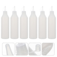 12St Wit Spuitflesje Hdpe Voor Lijm DIY Precisie Met Stevige