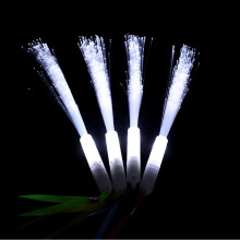 8St Fiber Optic LED Glow Sticks Wit Lichtgevende Sticks Bruiloft