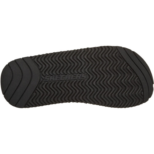 Skechers (, ) Skechers Quill Textile Men's Black Flip Flops 1