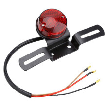 Motorcycle Integrated Tail Light With License Plate Lighting Universal Design Easy Installation Multifunctional Tail Light Corrosion Resistance