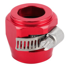 Screw Band Hose Clamp Flexible Rubber Hose Pipe Clamps For Fuel Line Hose With Aluminum Alloy Worm Gear Design Reusable Easy Installation Good