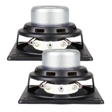 57mm 4Ohm luidsprekers 12W met krachtige interne geluidskwaliteit, 2 stuks waterdichte luidsprekers