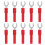 Fork Spade Connector Electrical Crimp Terminals Corrosion Resistant Good Electrical Conductivity Easy Installation for Multimeters Electronic 1