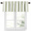 Ριγέ βαλάντιο σε χρώμα Sage Green & White, 60x18in, με γεωμετρική θήκη για ράβδους σε 1