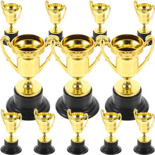 12St Gouden Plastic Kinderprijs Trofeeën Voor Feest & Sport