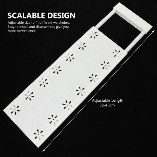 1Étagère Tension Ajustable , Rangement Pour Garde-Robe 1