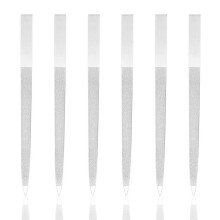 Stainless Steel Nail File Double Side Manicure Tool Sapphire Coated Nail Files Fine Grit Buffing File Suitable For All Nail Types Professional Grade