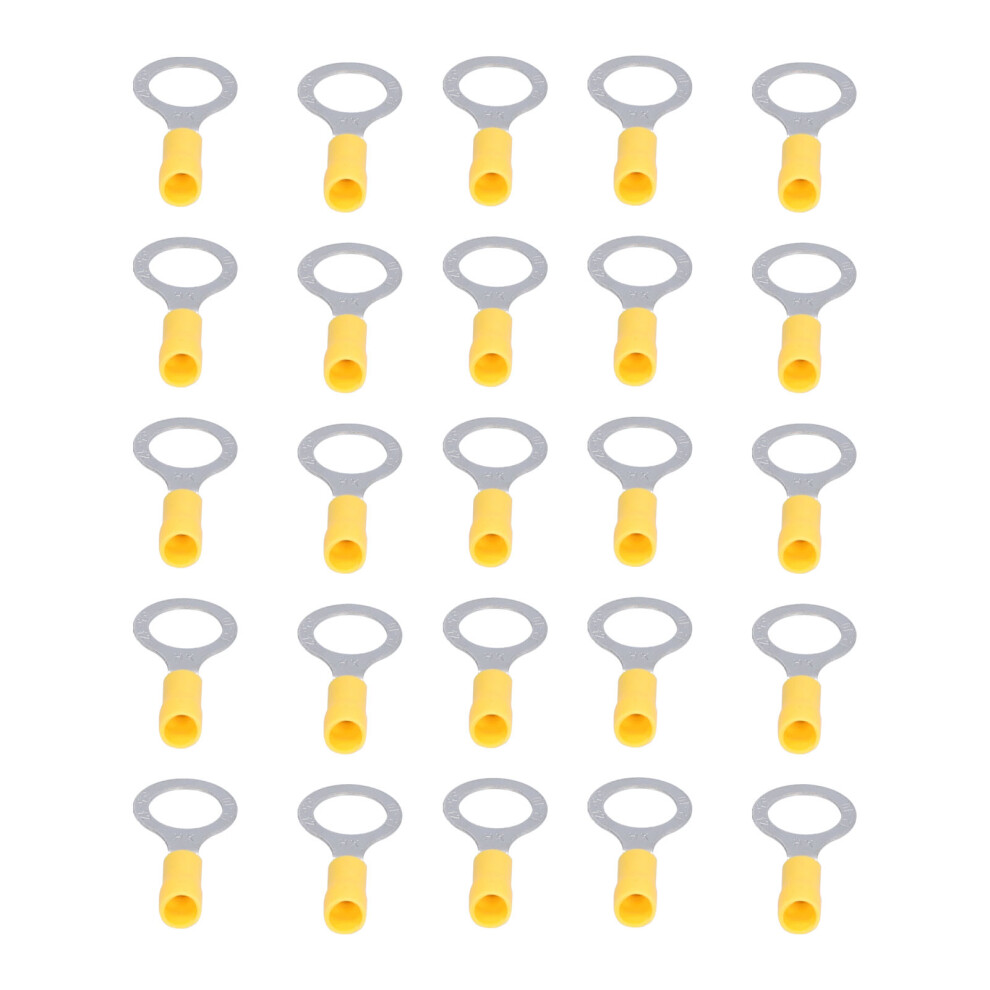 Electrical Conductivity Insulated Ring Terminals Corrosion Resistance High Quality Wire Crimp Connectors Flame Retardant Insulation Easy To Use 9191629342037