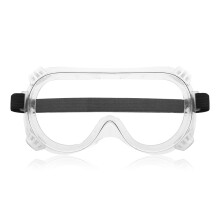 Safety Eyewear Anti Fog Impact Resistant Chemical Splash Protection UV Blocking Ventilation Goggles With Soft PVC Frame And Fits Over Prescription
