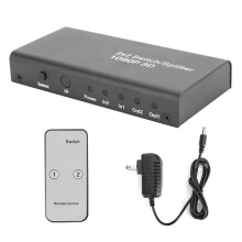 Διαχωριστής HDMI, Έξοδος 2x4, Υποστηρίζει ήχο SPDIF, 4K60HZ HDR10HDCP, 2.2, Κουτί επιλογής