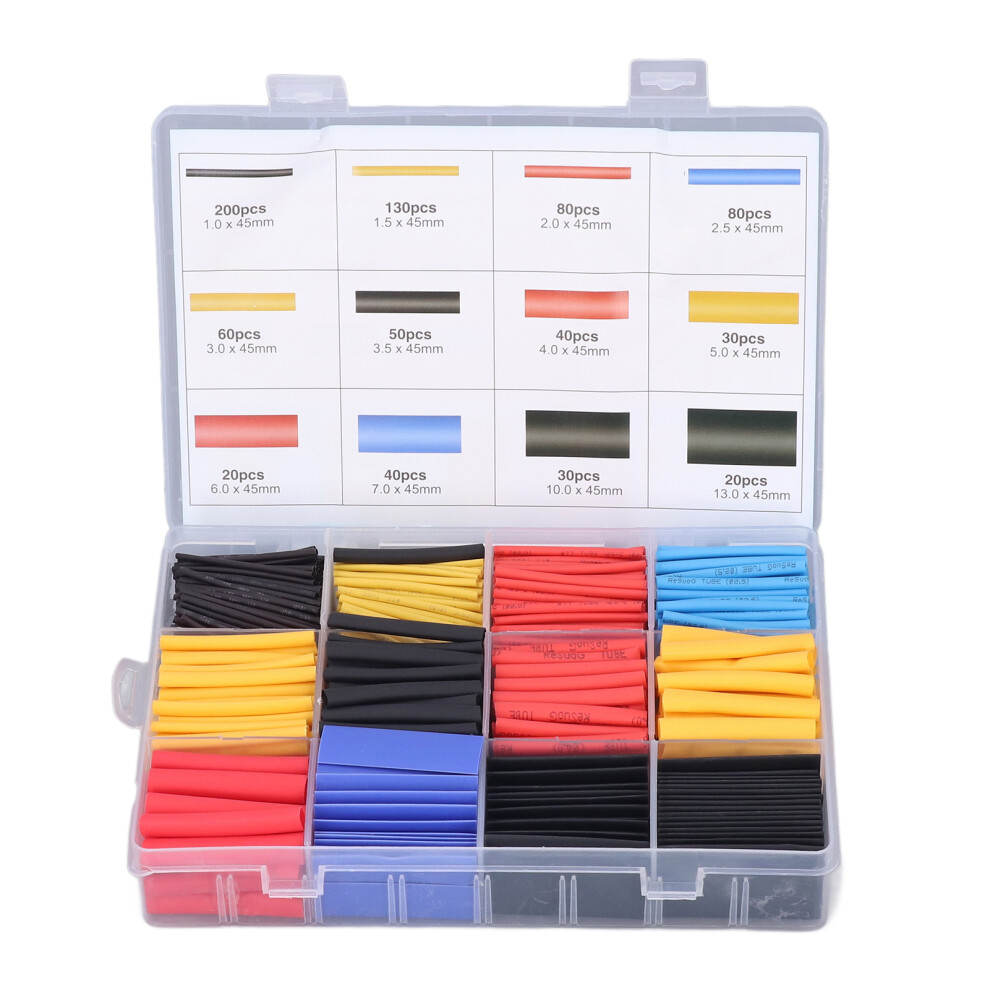 Eco Friendly Heat Shrink Tubing2: 1Waterproof Industrial Grade Shrink Wrap For Electrical Insulation And Wire Bundling, Marine Rated Corrosion 9370362945303
