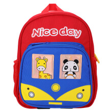Neoprene Animal Backpack for Toddlers, Soft Material Waterproof School Bag with Zipper Closure Roomy Pocket Adjustable Shoulder Straps for Preschool