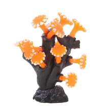 Sea Anemone Artificial Coral Aquarium Ornaments, High Simulation Fish Landscape Decoration Luminous Eco Friendly Ornament, Non Toxic Odorless Easy To