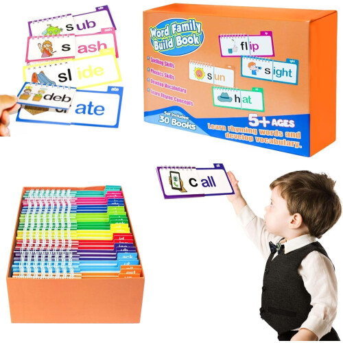 Βιβλία Equalityan30Read & Rhyme Flip + Οικογένειες Λέξεων, Ήχοι Γράμματος & Κάρτες Λεξιλογίου –