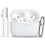 Stødfast silikone AirPods Pro3-etui marineblå 1