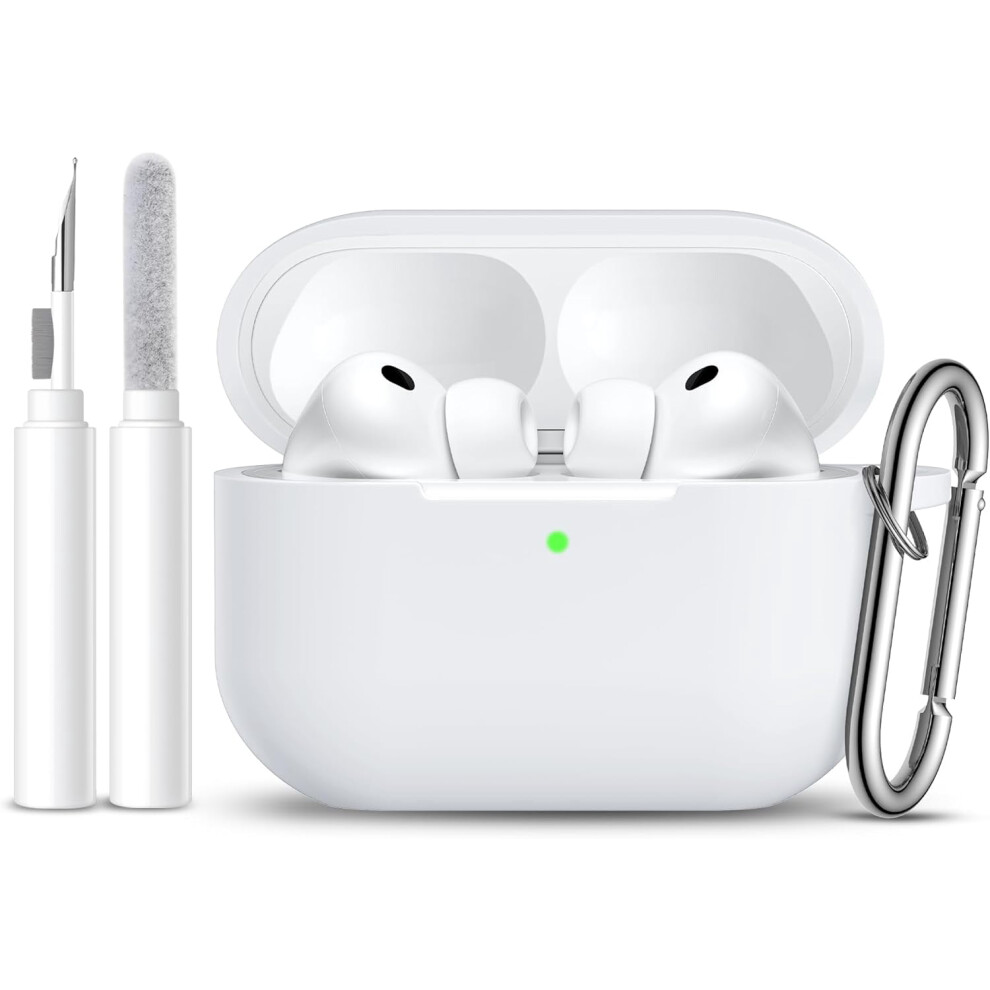 Shockproof Silicone Case For Airpods Pro 3 (2025), With Cleaner Kit & Keychain Â Navy Blue 9340959277292