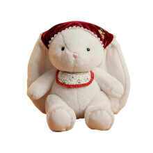 Roztomilá plyšová hračka zajačik - 20 cm/8 palcov mäkké plnené králiky pre dospelých, veľkonočné darčeky na Valentína, dekorácie na