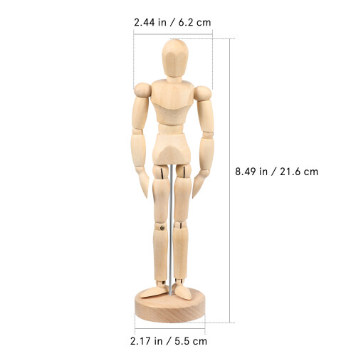 Drawing Mannequin Poseerbare Kunstenaarsmannequin Flexibele Figuur 1