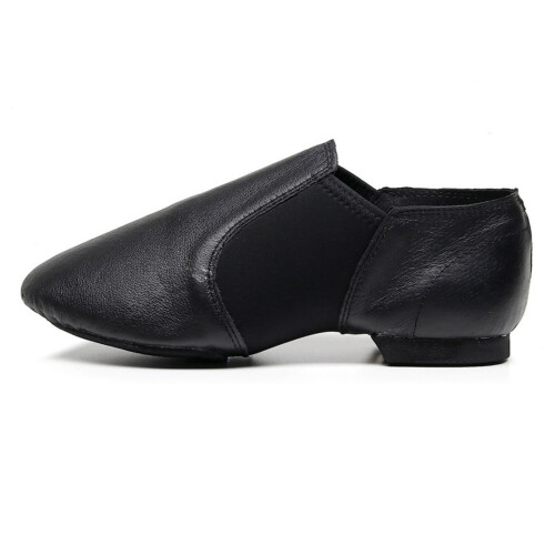 Παιδικά παπούτσια τζαζ με slip-on από PU δέρμα για κορίτσια, αγόρια, μονόχρωμα, μαλακά
