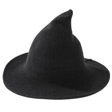 Halloweenský kostým, čarodějnický klobouk pro ženy, skládací, široký, všestranný doplněk s prodyšným materiálem a módním designem.