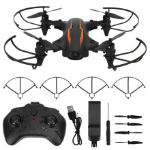Mini Foldable Drone With WiFi FPV HD Camera Altitude Hold Headless Mode, One Key Return Path Flight Gesture Control360Flips LED Lights For Kids