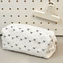 Large Capacity Bow-Shaped Pencil Case for Students – Unisex Organizer for Junior High, High School & College, 1 Pc
