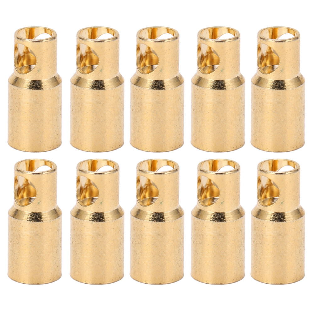 Durable Corrosion Resistant Gold Bullet Connector For Electronic Equipment, Connect Battery And Brushless Motor With Low Resistance Banana Plugs-image-OPC-PS98QKY-NEW