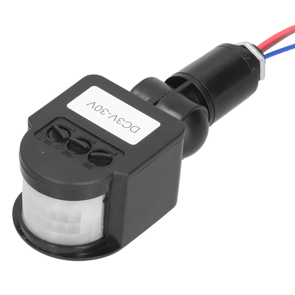 Human Body Induction Switch Outdoor Pir Infrared Sensor With Motion Activated Lighting Wide Coverage Area Intelligent Daylight Detection Energy 9370362953117