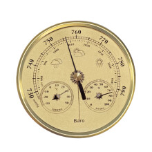 Premium Metal Ressure Gauges Weather stations Humidity Thermometers for Measuring Pressure Vintage Home Office Decors 4Size