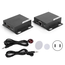 Remote Control Repeater Kit Compatible IR Emitter Cable12VDC Powered With High Receiving Sensitivity3.5mm Jack IR Communication Cable For Hidden