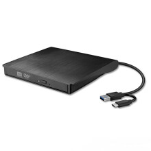 Unità ottica con USB 3.0 e Type-C, masterizzatore DVD esterno, lettore DVD per computer desktop, Windows XP/7/8/10