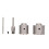 Σετ πριονιών οπών εξαερισμού για σκυρόδεμα με στέλεχος SDS Plus & Max, μεταλλική άκρη 1