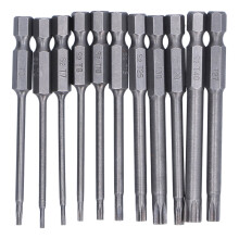 High Quality Torx Bit Set Magnetic Tips S2Steel Security Torx Wear Resistance Wide Application Tamper Proof Quick Change Hex Shank Premium Tools for