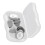 Nano Silicone Ear Plugs L/S Grey Reusable 9
