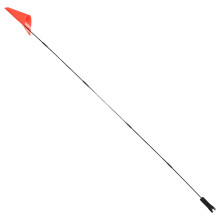 Bike Flags Bicycle Flag Red Fiberglass PVC 1Pack