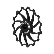 Lightweight, wear-resistant 14T/15T/16T ceramic rear derailleur pulley wheel for bikes — compatible with Shimano, SRAM, Campagnolo