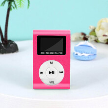 USB Mini MP3 Player,Clip-On Portable LCD Screen Music Player,Lightweight Rechargeable Sports MP3