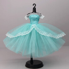 Moderiktig Tutu-balettklänning för 11,5" dockkläder, outfits, 1/6 docktillbehör, kjol, bal, festklänning