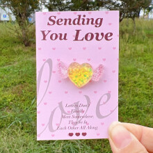 6 Pack Pocket Hug Card DIY Kit, Valentine's Day Love Card for Children Friends Lovers, Party Decoration Gift,C
