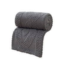 Couverture Raschel double couche douce et épaisse – Jeté en polaire peluche confortable, anti-boulochage, hypoallergénique, pour lits/canapés