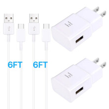 Schnellladegerät mit USB-C-Anschluss und 3 m langem Kabel, kompatibel mit Samsung Galaxy S25, S23, S22 Ultra, S21, S20, S10, S9, S8, A13, A30-A53,