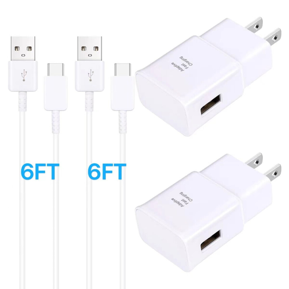 Fast Usb-C Charger & 10Ft Cable Compatible With Samsung Galaxy S25, S23, S22 Ultra, S21, S20, S10, S9, S8, A13, A30-A53, Note 20-8 9065194290027