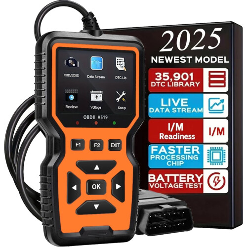 OBD2 Scanner for Check Engine Light Code Reading and Reset