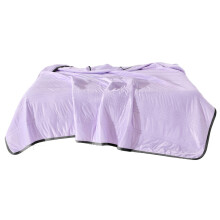 Purple Premium Bed Cover Quilted Construction Full Size Blanket For Year Round Use Temperature Balancing