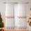 Rideaux de Noël en polyester, 2 pièces, 200 x 100 cm 1