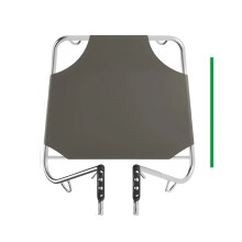 Cesta metálica para bicicleta, portaequipajes delantero, alforja gris.