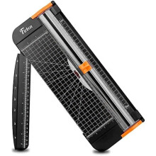 Titanium A4 paper cutter 12 inch with auto safety and side