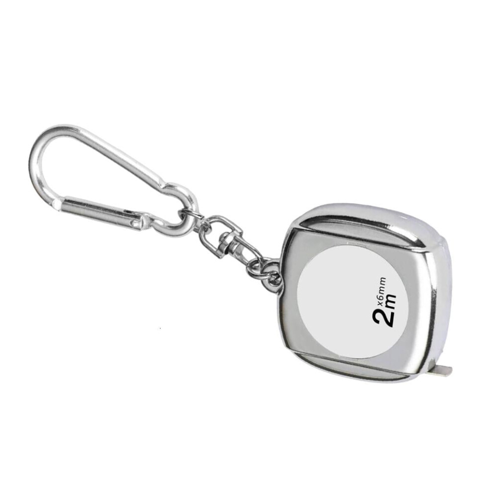 Flexible Measuring Tape With Self Locking For Industry Metric Ruler Clear Scale Steel Tape Measure Keychain 9087558475468